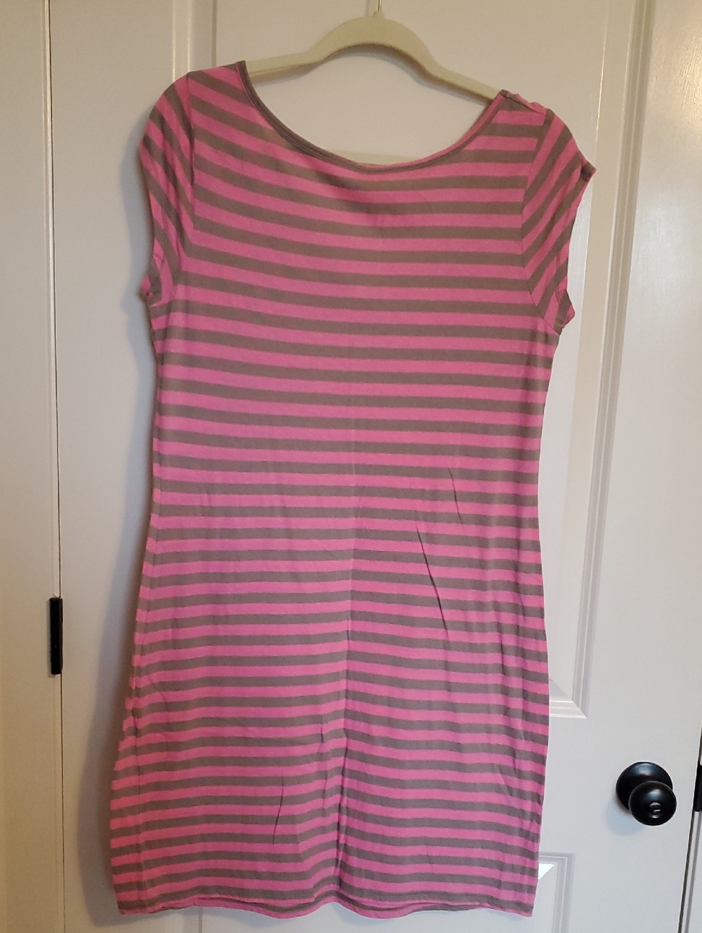 Victoria's Secret Striped Low Back Tee Dress-NWOT